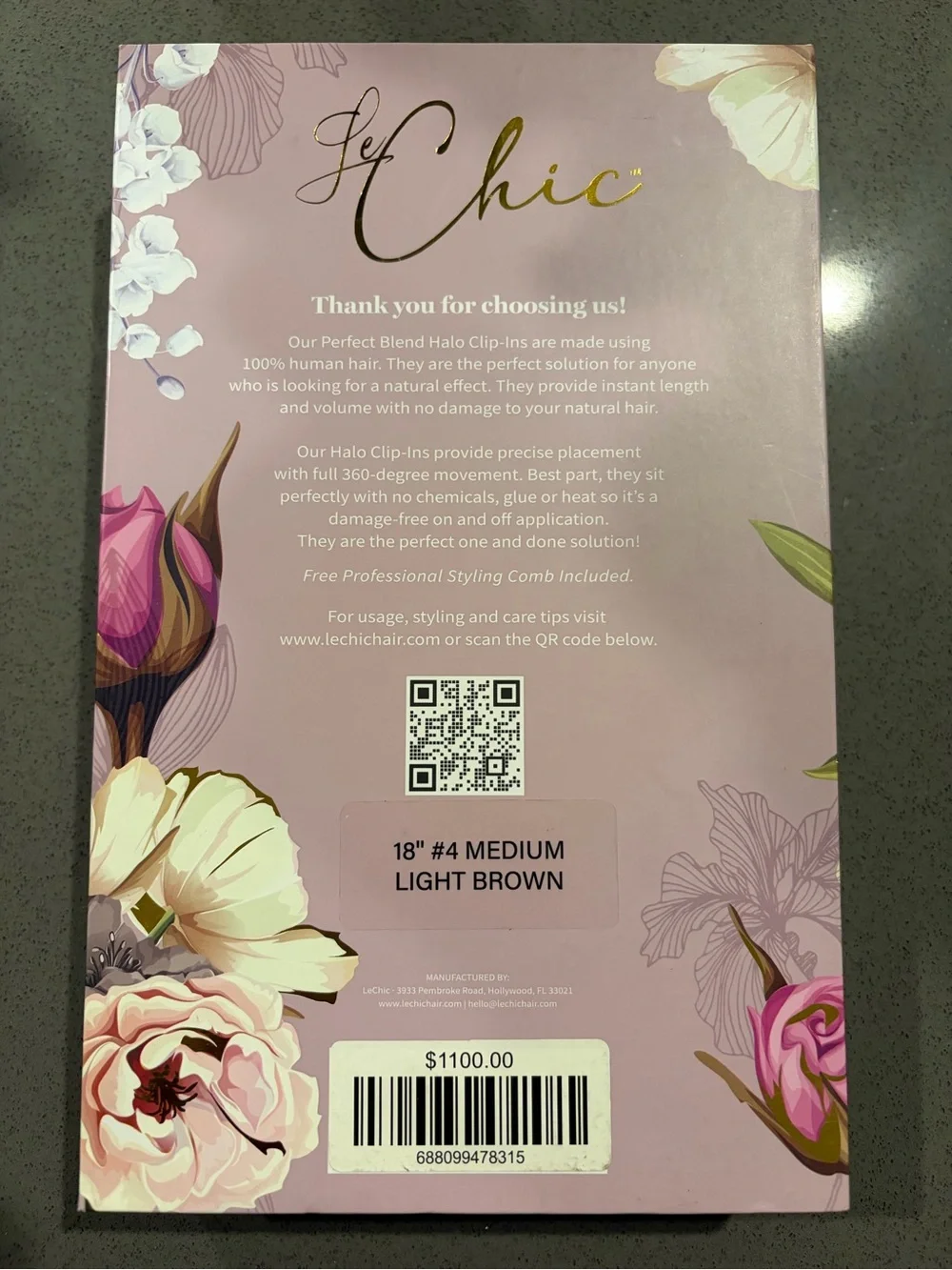 chic Remy Perfect Blend Halo Clip-Ins - Blonde